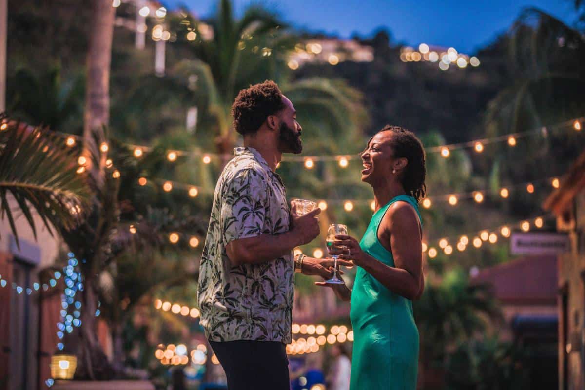 Dancing at Indigo 4 in St. Thomas, USVI