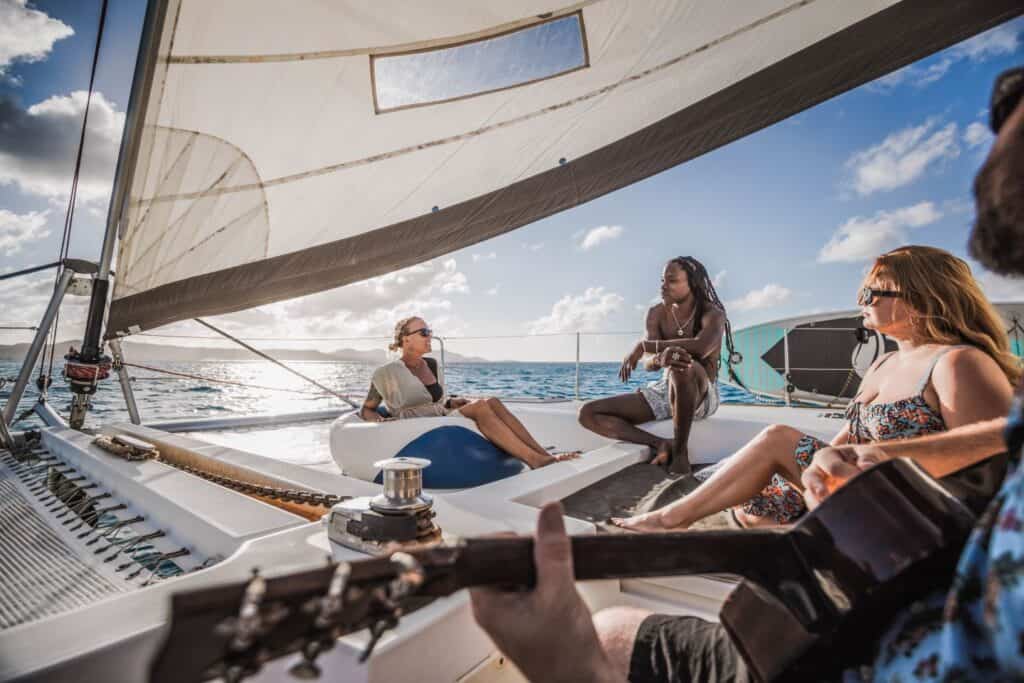 Sailing to Buck Island, St. Croix, USVI