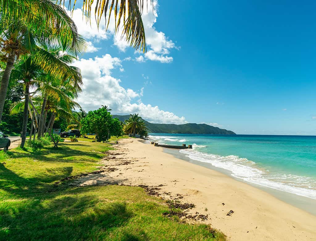 Cane Bay Beach on St. Croix in the USVI