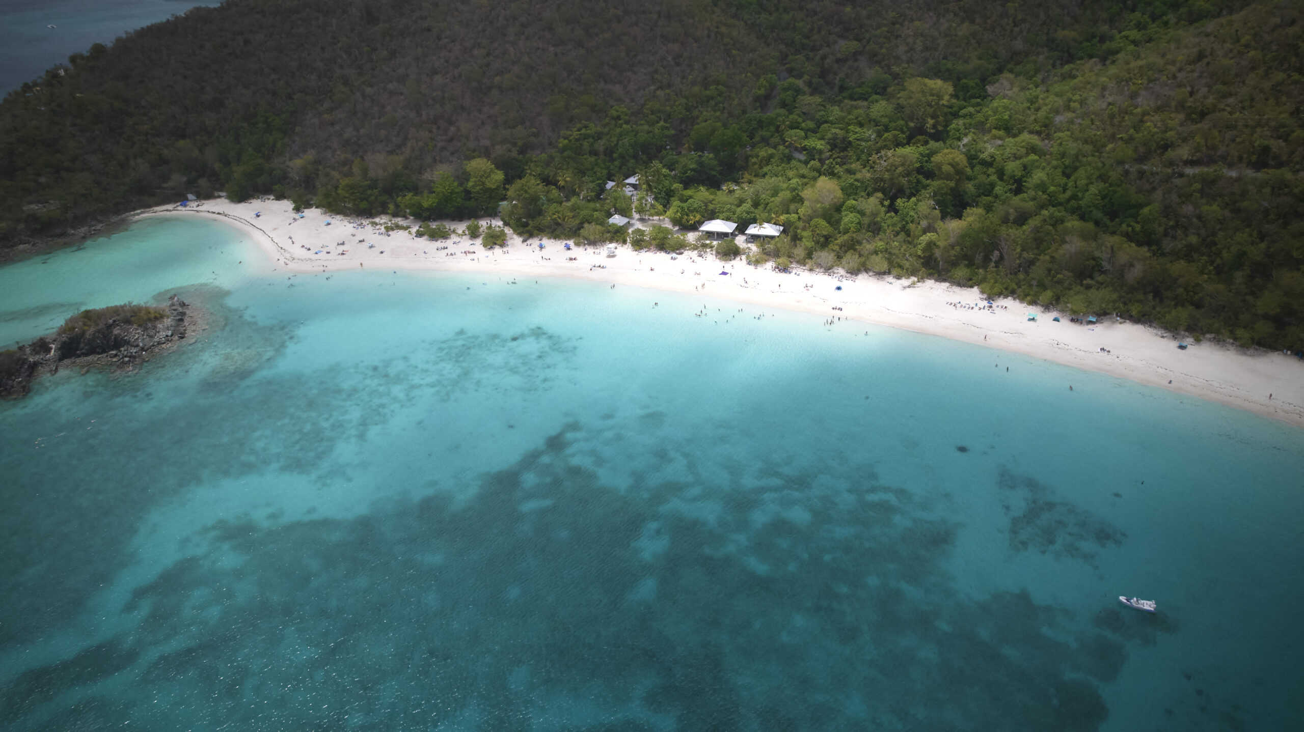 Cinnamon Bay overlook on St. John, U.S. Virgin Islands