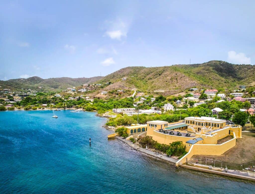 Fort Christiansvaern on St. Croix, USVI