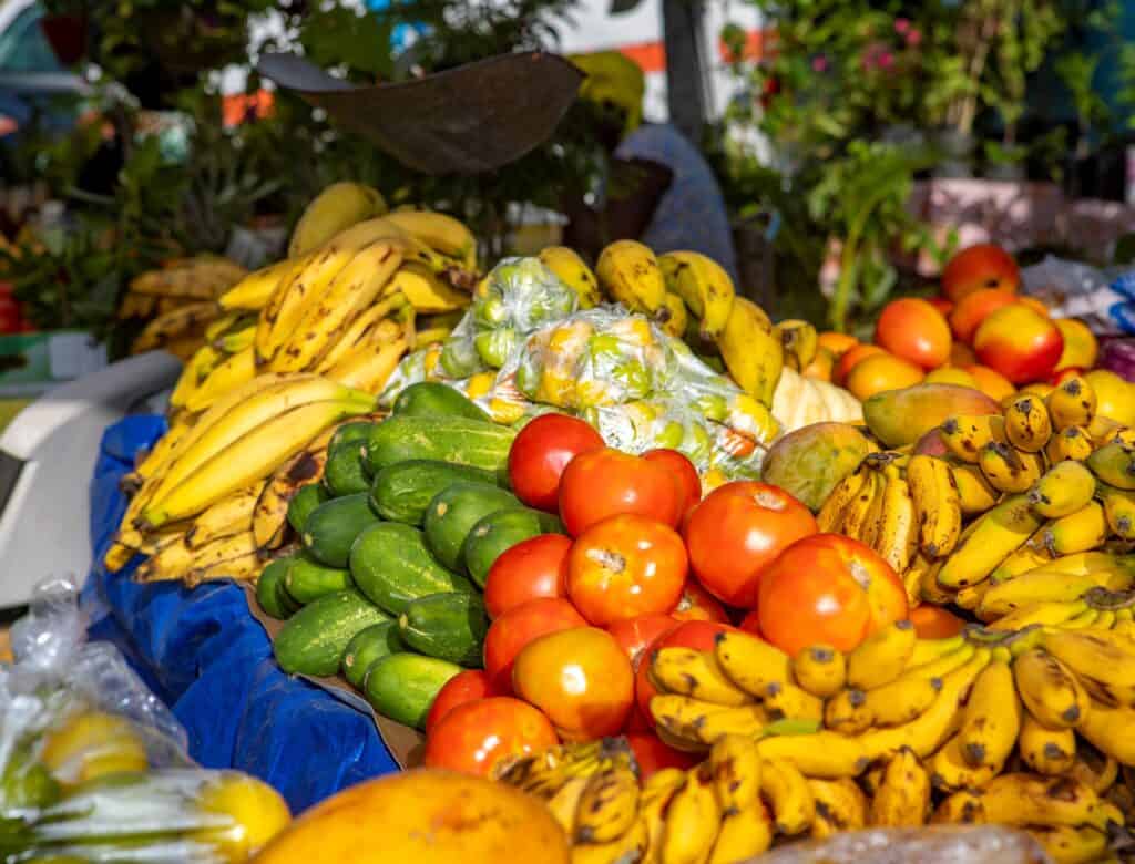 Farmers market in St. Thomas, USVI