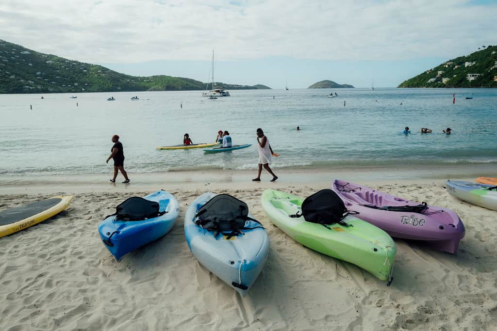 Kayaks in St. Thomas, U.S. Virgin Islands