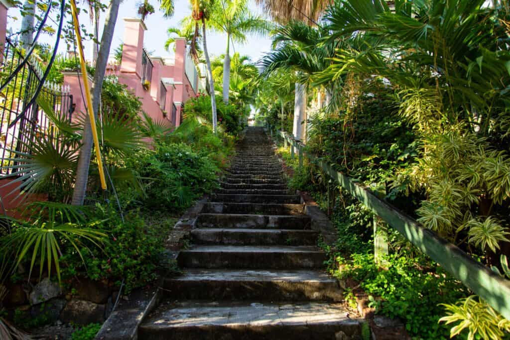 99 Steps in Charlotte Amalie on St. Thomas