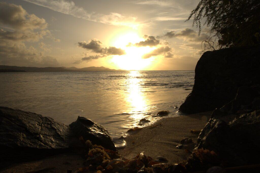 Buccaneer Beach Resort sunset on St. Croix, U.S. Virgin Islands