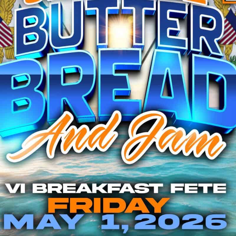 Event poster with large text: 